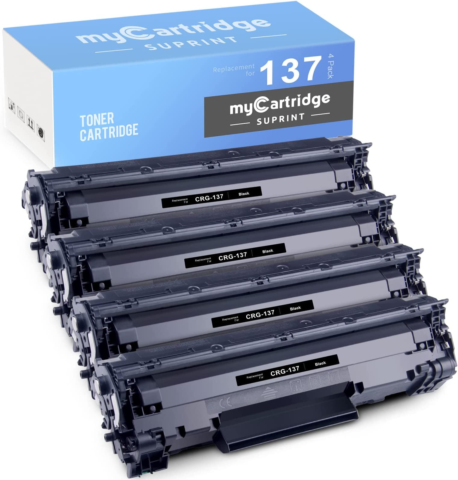 137 Black Toner Cartridges Compatible with Canon CRG137 for MF236n D570