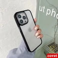 thumbnail image 2 of COVET Carcasas Funda Transparente Funda Case Carcasa Para iPhone 13 12 11 Pro Max X XS MAX XR 7 8 Plus SE 2020, 2 of 4