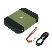 Swiss Tech 40000 mAh Wireless Power Bank with Charging Pad and 65W Fast Charge, IP54 Weatherproof