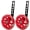 Red, variant on 2 Pcs Training Wheels for Bicycle Training Wheels Mute Wheel Compatible for Bikes Pair of Bicycle Auxiliary Wheel Bicycles Accessorie for Safety Training Bike, Green