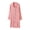 Pink, variant on Womens Valentines Nightgown Heart Print Nightdress Long Sleeve Pajama Top Button Down Sleep Shirts