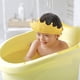thumbnail image 4 of Gorro de ducha para bebé de silicona con forma de corona, protección para las orejas, ajustable, impermeable, para lavar el cabello, para niños pequeños, amarillo, 4 of 11