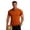Orange #087, variant on Men’s Short Sleeve Polo Shirt with Pocket Classic Fit Soft Cotton Material Three Button Placket Collar