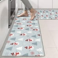 thumbnail image 2 of Kitchen Rugs Sets Of 2,Light Blue Christmas Snowman and Tree Pattern Anti Fatigue Kitchen Mat Rugs Non Slip Washable,Decorative Kitchen Floor Mats for Kitchen,Sink,Laundry,17"X47", 2 of 5