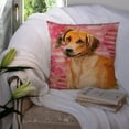 thumbnail image 3 of Carolines Treasures BB9763PW1414 Rhodésie Ridgeback Amour Tissu Coussin Décoratif, 3 of 4
