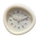 thumbnail image 1 of Reloj despertador analógico con movimiento silencioso y luz nocturna. Bonito reloj de escritorio de forma irregular para dormitorio, sala de estar u oficina. Reloj de mesa silencioso, sin, 1 of 6