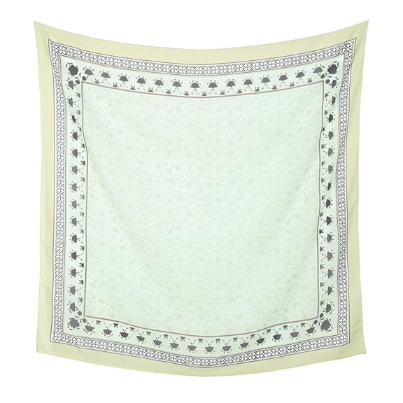 TELOLY Bandanas for Women,Cute Style Silk Bandana,Vacation Style Green Bandana,Style3