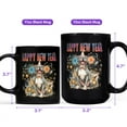 thumbnail image 4 of Happy New Year with Pitbull Fireworks Holiday Xmas Winter 2025 Mug Terrier Dog Lover Coffee Tea Cup - 00025, 4 of 4