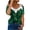 Green, variant on Teissuly Women's Casual Off The Shoulder Lace Regular Fit Short Sleeve Tops V-Neck Shirt Tops