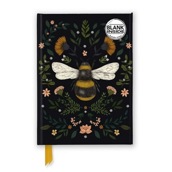 Flame Tree Blank Notebooks Jade Mosinski: Bee (Foiled Blank Journal), (Hardcover)