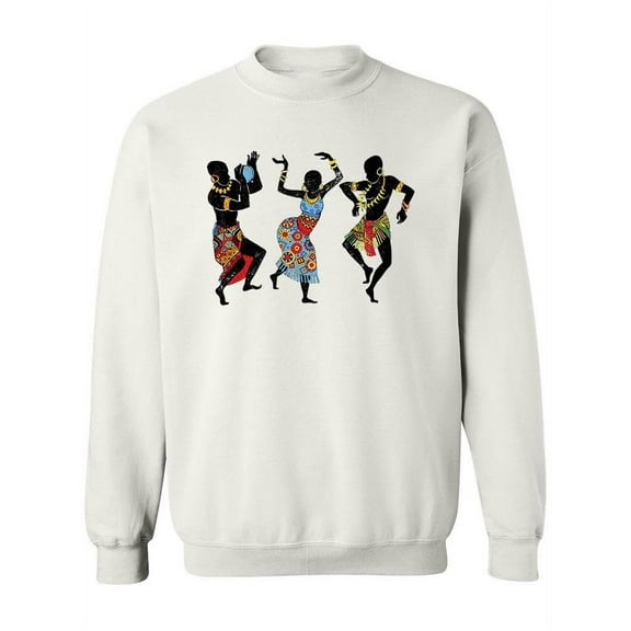 Papuan Ethnic Dance Sketch Sweatshirt Women -Image by Shutterstock, Female Small