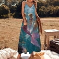 thumbnail image 2 of Mermaid Glitter Fish Scale Girls Fine Art Sleeveless Dress Summer Dress Woman 2025, 2 of 7