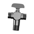 thumbnail image 2 of Válvula del desviador del desviador de grifo 1 en 2 Out Bibcock Conector del conector del conector multifuncional Multifuncional Conector de diversión gris, 2 of 8