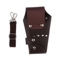 thumbnail image 2 of Bolsa de Cuero PU Multi Función Almacenamiento de Tijeras Peines Clips de Peluquería Barber Sunnimix Barber Waist Holster, 2 of 8
