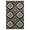 Black, variant on Crawford Modern Medallion Indoor Area Rug by Blue Nile Nills - 2' x 3', Black