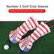 thumbnail image 2 of Accesorios de golf PU 1 3 5 Equipo de deporte Regalos impermeables Golfistas Interior espesado de plusos de alta gama 3-Wood Protector Número de placa Monstrate OD008023-00, 2 of 7