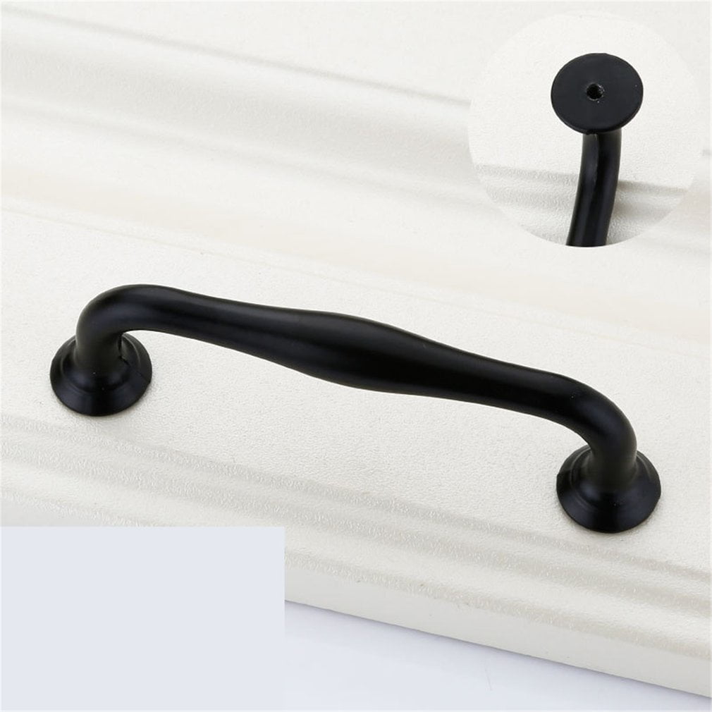 9001 Door Handles Wardrobe Drawer Pull Kitchen Single Hole