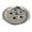 D, variant on ievspot Snail Dish Snail Plate with Grooves Stainless Steel Escargot Plate with Snail Forks 6/12 Hole Gratin Dish for Oven Non-slip Grooves for Seafood