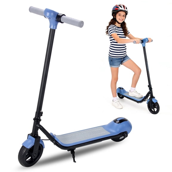 AJOOSOS 24V Electric Scooter for Kids 6-12 Years Powered Ride-On with 150W Motor, 9 mph Max Speed
