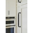 thumbnail image 2 of Amerock Collet 7-9/16 inch (192mm) Center-to-Center Matte Black Cabinet Pull, 2 of 4