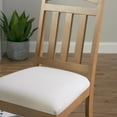 thumbnail image 4 of Linon Wilmer Side Chair Brown Set Of 2, 4 of 15