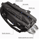 thumbnail image 3 of Maletas Bloosom  Bolsas De Viaje Deportiva Bolsa Fitness Bag Mochila Negro, 3 of 4