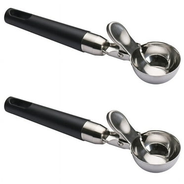 2 x Ice Cream Scoop-Black&Silver