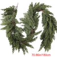 thumbnail image 3 of Christmas Simulation Christmas Ornament 1.8 Meters Long Biomimetic Green Plant Decoration Chain Holiday Vibe Decoration, 3 of 7