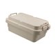 thumbnail image 2 of Caja de carga para maletero, caja de almacenamiento baja, contenedor multifuncional apilable para exteriores, organizador de maletero para vehículos, Caqui, 2 of 8