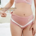 thumbnail image 6 of Xmarks Women's Over Bump Maternity Underwear High Waist Seamless Pregnancy Briefs Panties Multi-Pack Gray 2XL, 6 of 12