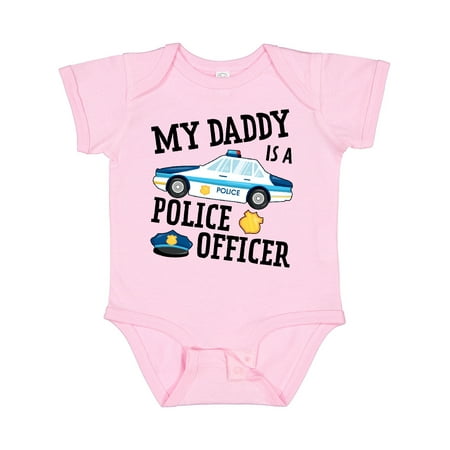 

Inktastic My Daddy is a Police Officer Boys or Girls Baby Bodysuit