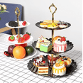 thumbnail image 4 of Exhibidor 3 Niveles Soporte Base Para Cupcakes Y Postres NEGRO DORADO, 4 of 4