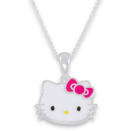 Brass Hello Kitty Face Pd W/ Chain