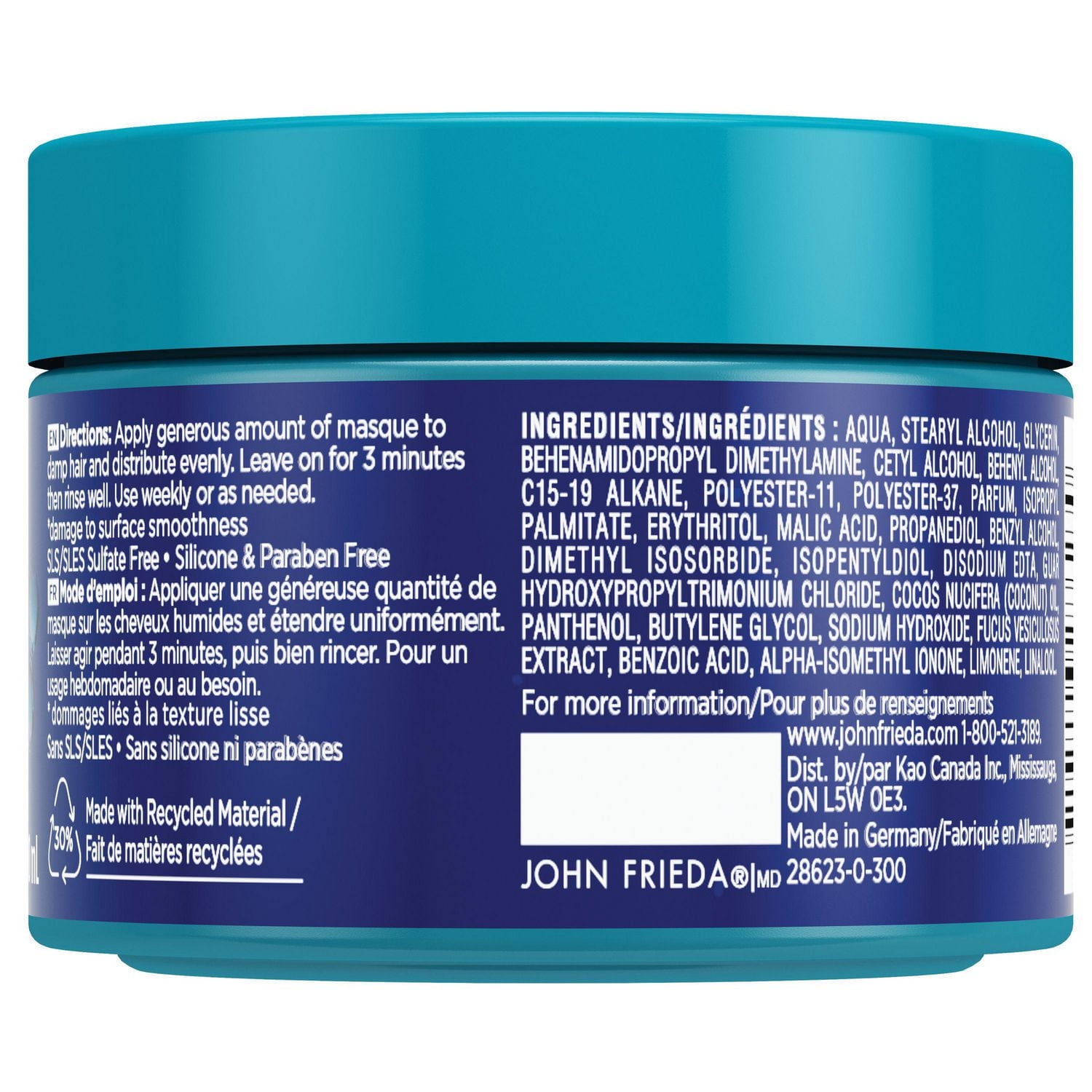 John Frieda Deep Sea Hydration Masque Hydratant