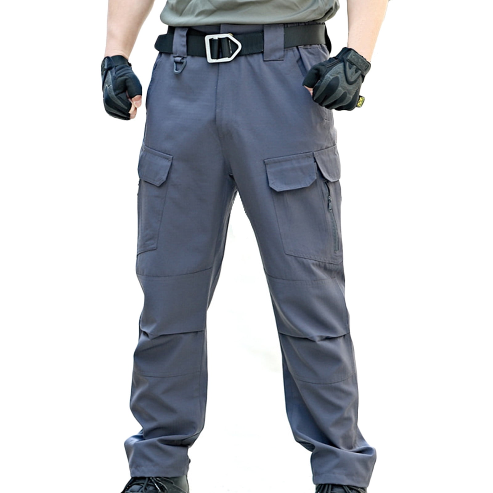 Htigea 2024 Men's Cargo Pants Lightweight Water Resistant Hiking Pants Outdoor Fishing Travel Climbing Work Pants Quick Dry Tactical Pants M-3XL