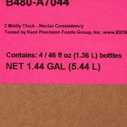 Thick-It Thickened Water Unflavored, 46 oz, Nectar Consistency, 4 Ct