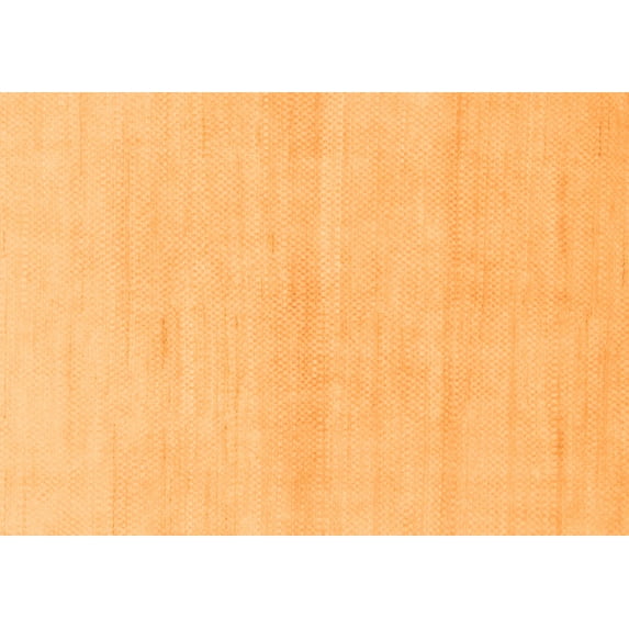 Ahgly Company Indoor Rectangle Solid Orange Modern Area Rugs, 8' x 12'