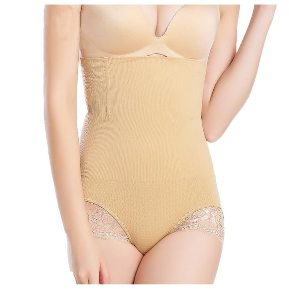 AOOCHASLIY Shapewear for Women Women's High-waisted Abdomen Sexy Leaky Butt Sculpting Waist Shaping Pants