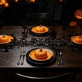 thumbnail image 5 of Gqtwoy Halloween Artificial Black Rose Garland, Spooky Decoration, Durable Cloth, Perfect for Mantels and Party Backdrops, Creepy Atmosphere, Haunted House Decor, 5 of 6