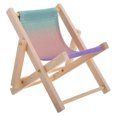 thumbnail image 1 of GOOHOCHY Pequeña silla de playa plegable con soporte para teléfono, modelo de mueble en miniatura para escritorio, soporte creativo para teléfono, soporte novedoso para el hogar., 1 of 8