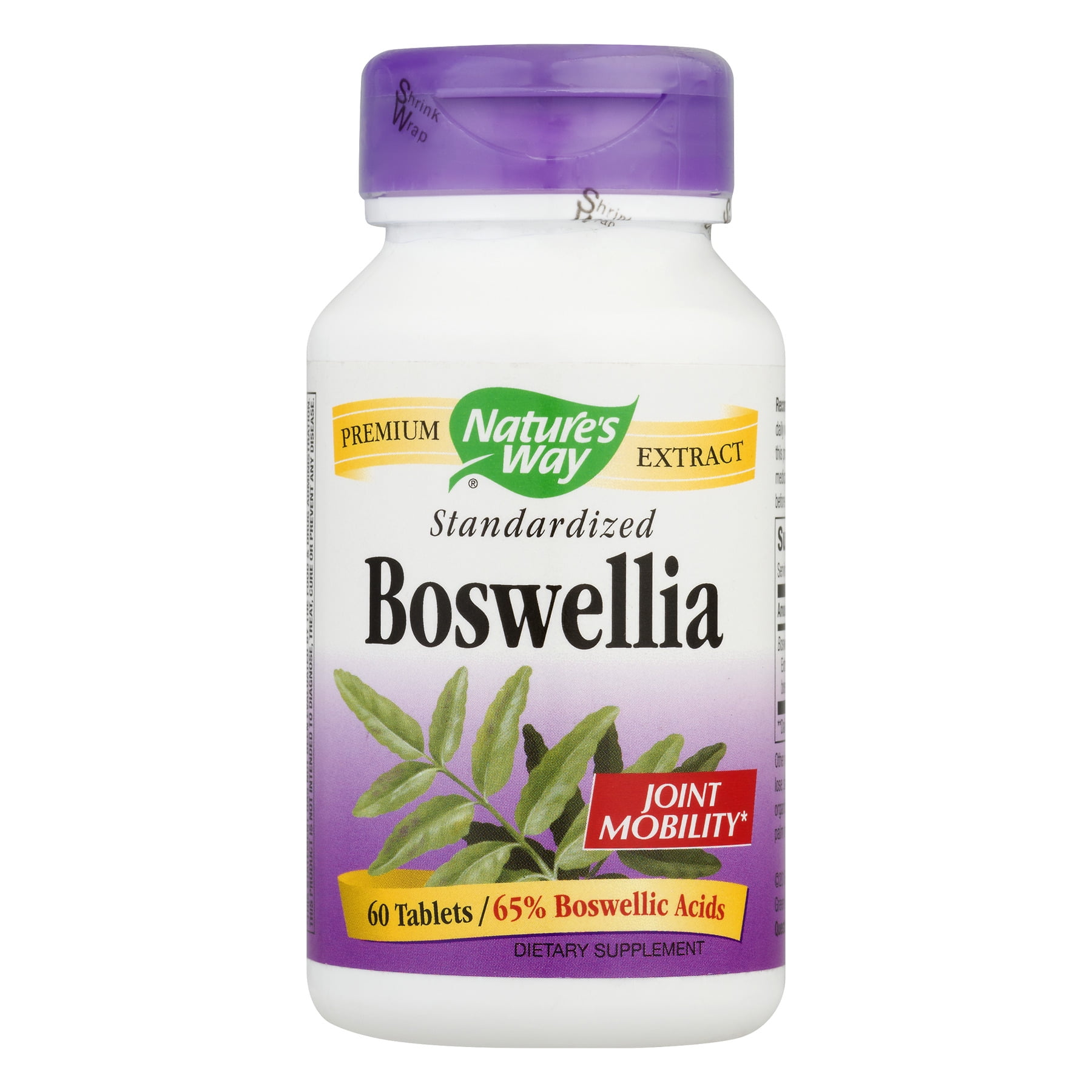 Nature's Way Boswellia Standardized 60 Tablets - Walmart.com