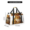 thumbnail image 2 of Defioc Cartoon Cheetah With Attitude Print Hand Travel Bag - Foldable Travel Duffel Bags for Men Women -Sport Gym Bag - Overnight Travel Duffel Bag - Adjustable Shoulder Strap, 2 of 6