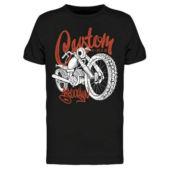 Custom Bikes Brooklyn T-Shirt Men -Image by Shutterstock, Male x-Large