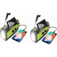 thumbnail image 1 of Solar Emergency Survival Radio - Hand Crank Weather Radio 2pcs Set, 1 of 6