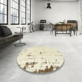 thumbnail image 3 of Ahgly Company Indoor Rectangle Abstract Vanilla Gold Abstract Area Rugs, 8' x 10', 3 of 6