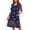 Butterfly and Flower, variant on Ekouaer Womens House Dress Floral Print Nightgown with Pockets Mumu Dress