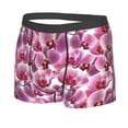 thumbnail image 2 of Wukai Orchids Flowers Print Men’s Underwear Breathable Boxer Briefs,&nbsp;Moisture Wicking & Breathable-Small, 2 of 7