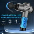 thumbnail image 3 of TOLOCO Massage Gun, Deep Tissue Back Massager for Athletes with 10 Massage Heads, Electric Muscle Percussion Massager for Any Pain Relief, FSA and HSA Eligible, Carbon, 3 of 8