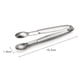thumbnail image 5 of Pinzas de acero inoxidable para alimentos | Pinza de cocina de acero inoxidable 430 para cocinar, asar y servir | Resistentes y aptas para lavavajillas | Pinzas para barbacoa, ensaladas, carnes y, 5 of 5