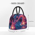 thumbnail image 2 of Balery Hawaiian Island Beach Shark Bolsa de Almuerzo para Mujeres, Caja de Almuerzo, Bolsa de Almuerzo Pequeña Impermeable, Tote de Almuerzo Reutilizable con Gran Capacidad, 2 of 6